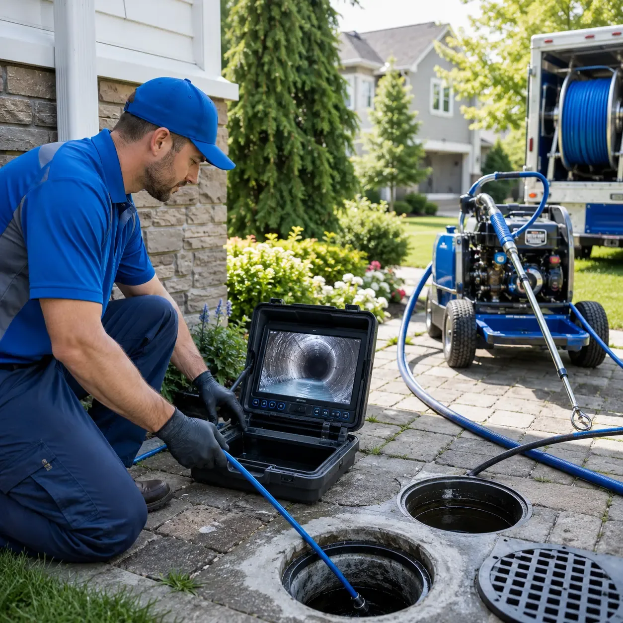 Outdoor drain cleaning professionals serving Hanson, MA